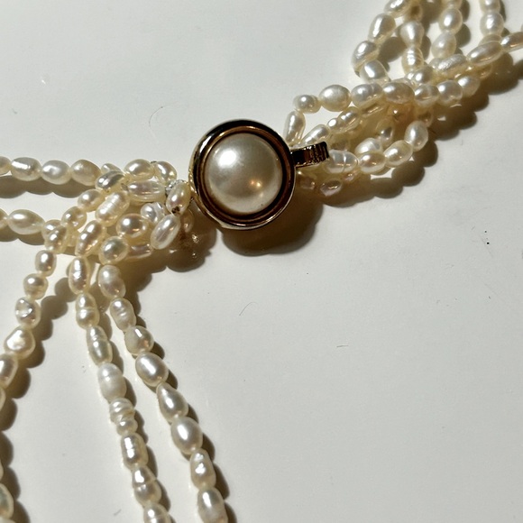 Vintage Pearl Necklace | Fresh Water Pearls - Picture 5 of 10